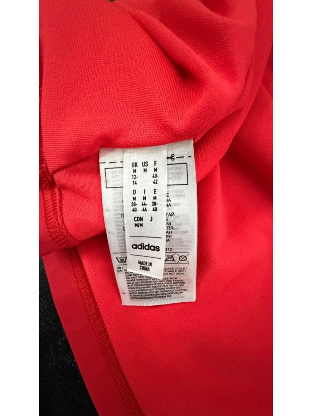 Adidas Tank Top Women's Red Coral Sleeveless Classic Sz MP - Picture 6 of 8